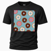 Donut Sweet Pastries Pattern Performance Shirt