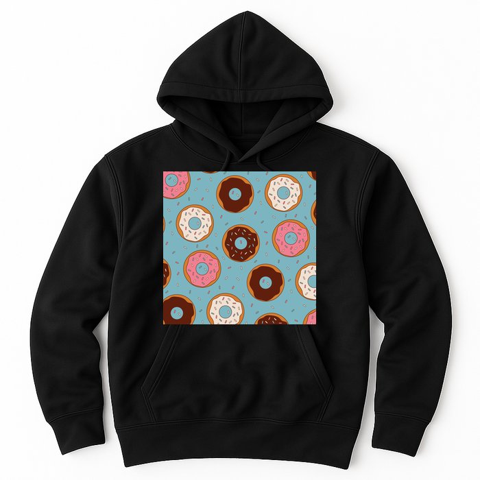 Donut Sweet Pastries Pattern Hoodie