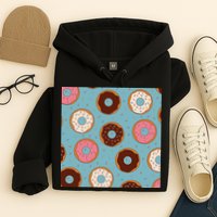 Donut Sweet Pastries Pattern Hoodie