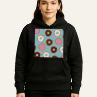 Donut Sweet Pastries Pattern Hoodie
