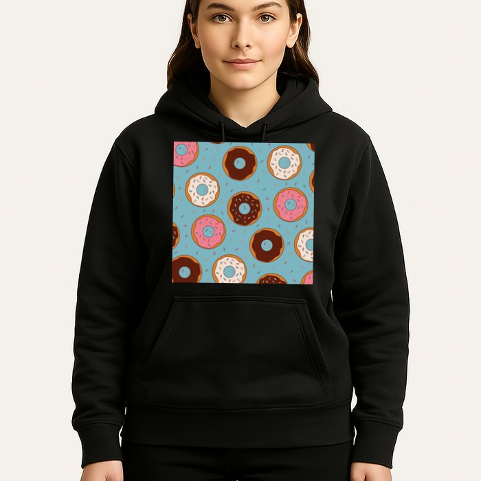 Donut Sweet Pastries Pattern Hoodie