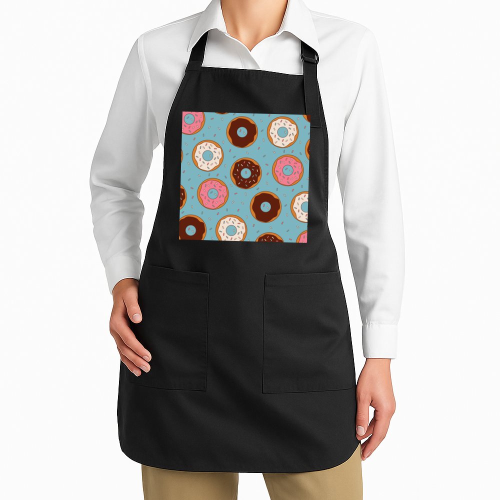 Donut Sweet Pastries Pattern Apron