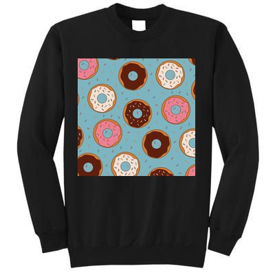 Donut Sweet Pastries Pattern Sweatshirt