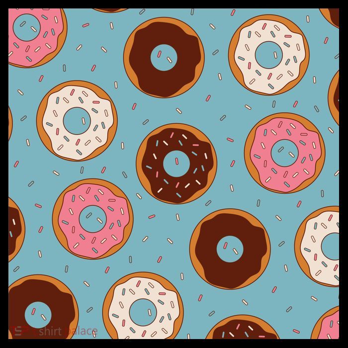 Donut Sweet Pastries Pattern Sweatshirt