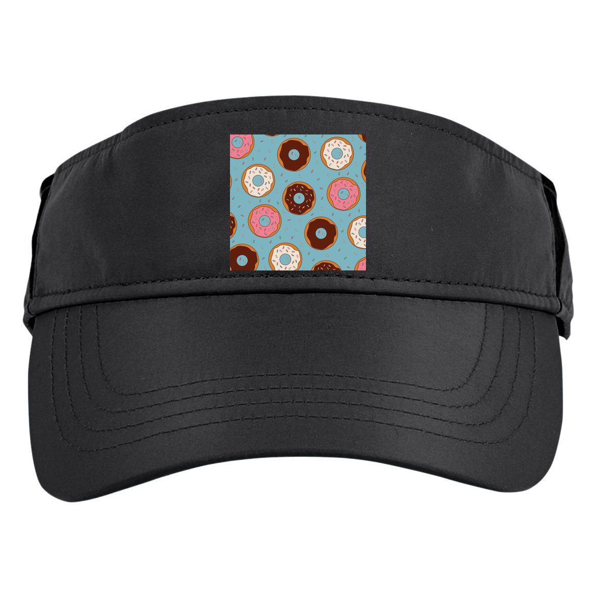 Donut Sweet Pastries Pattern Adult Drive Performance Visor