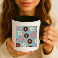 Donut Sweet Pastries Pattern Mug