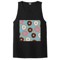 Donut Sweet Pastries Pattern PosiCharge Competitor Tank