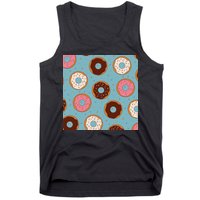 Donut Sweet Pastries Pattern Tank Top