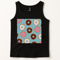 Donut Sweet Pastries Pattern Tank Top