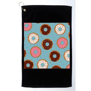 Donut Sweet Pastries Pattern Platinum Collection Golf Towel