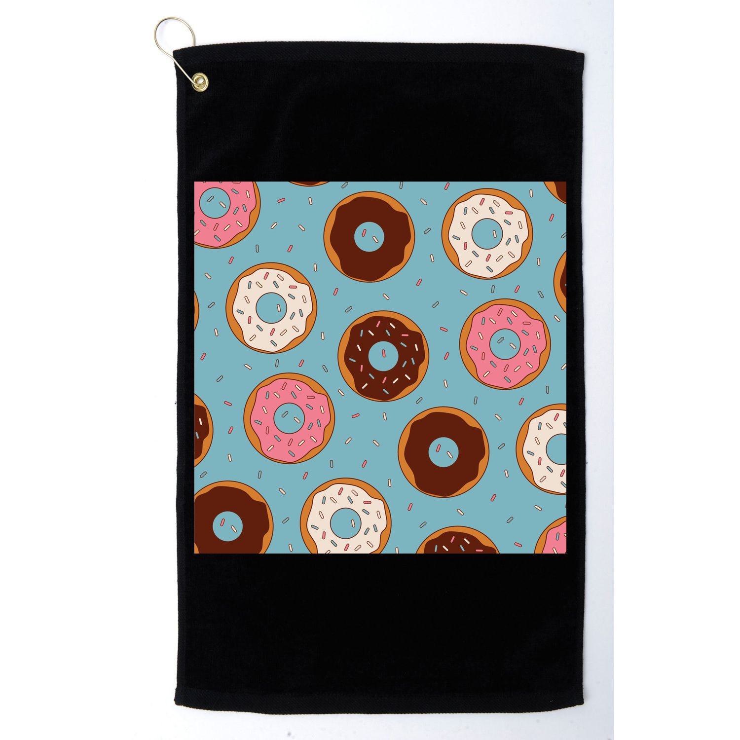 Donut Sweet Pastries Pattern Golf Towel