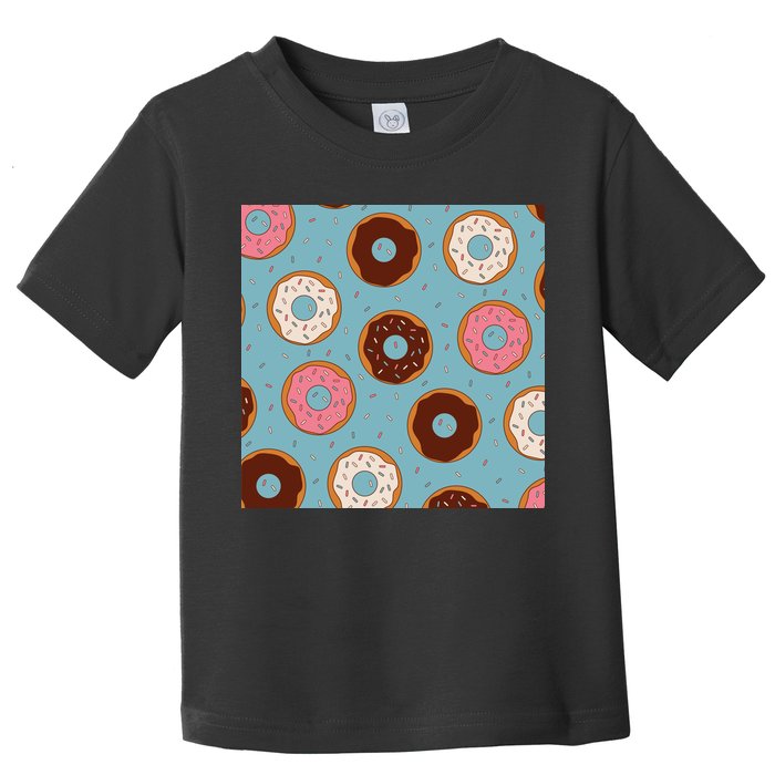Donut Sweet Pastries Pattern Toddler T-Shirt