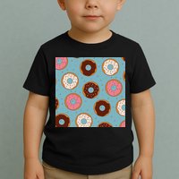 Donut Sweet Pastries Pattern Toddler T-Shirt