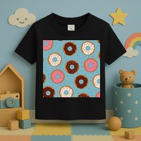 Donut Sweet Pastries Pattern Toddler T-Shirt