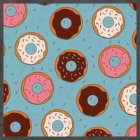 Donut Sweet Pastries Pattern Vector Backpack