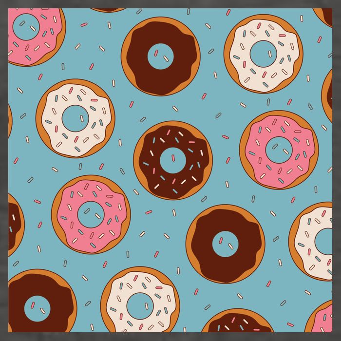 Donut Sweet Pastries Pattern Vector Backpack