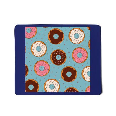 Donut Sweet Pastries Pattern Mousepad