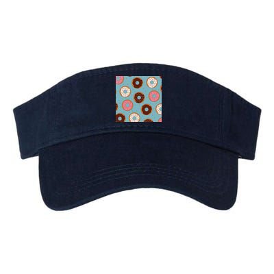 Donut Sweet Pastries Pattern Valucap Bio-Washed Visor