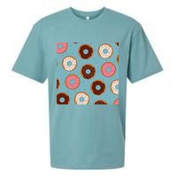 Donut Sweet Pastries Pattern Sueded Cloud Jersey T-Shirt