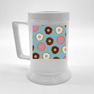 Donut Sweet Pastries Pattern Beer Stein