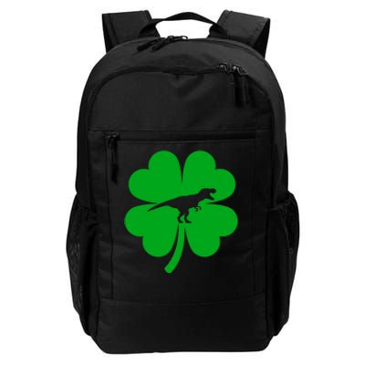 Dino St Patricks Day T Rex Shamrock Dinosaur Daily Commute Backpack