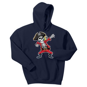 Dabbing Skeleton Pirate Halloween Jolly Roger Fun Kids Hoodie