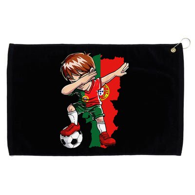 Dabbing Soccer Portugal Jersey Boy Portuguese Football Grommeted Golf Towel