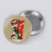 Dabbing Soccer Portugal Jersey Boy Portuguese Football Button