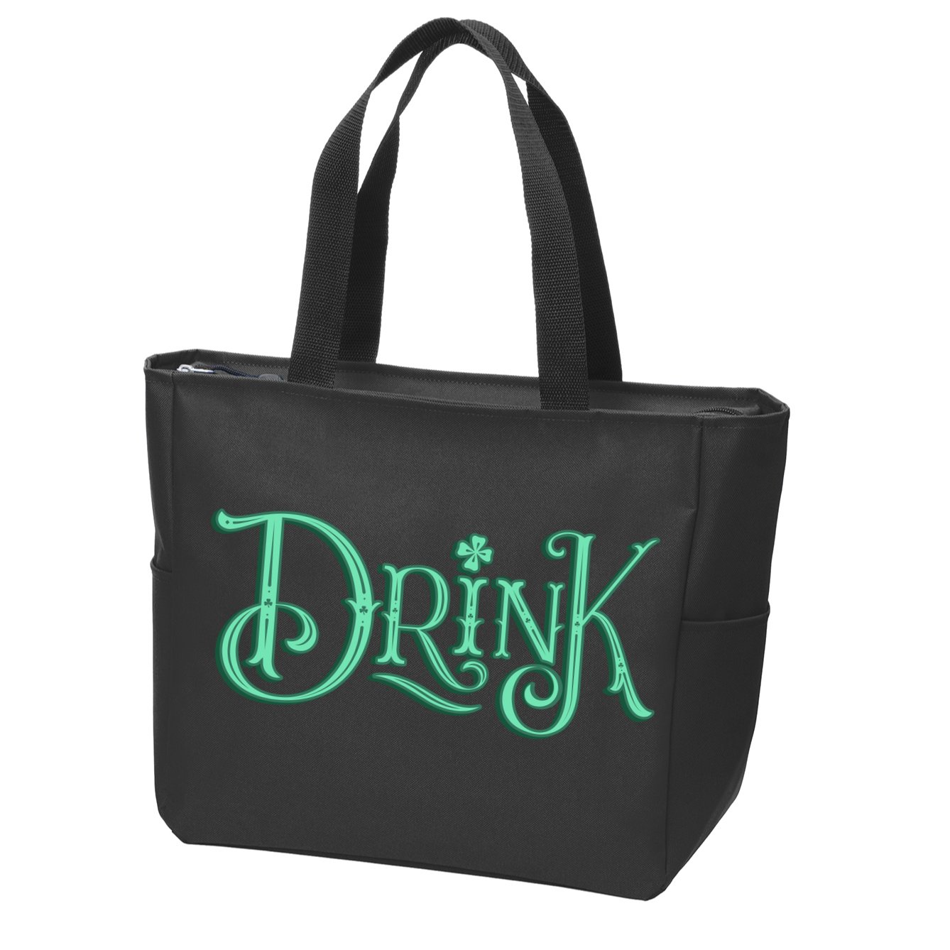 Drink St Patrick's Day Festive Party Zip Tote Bag