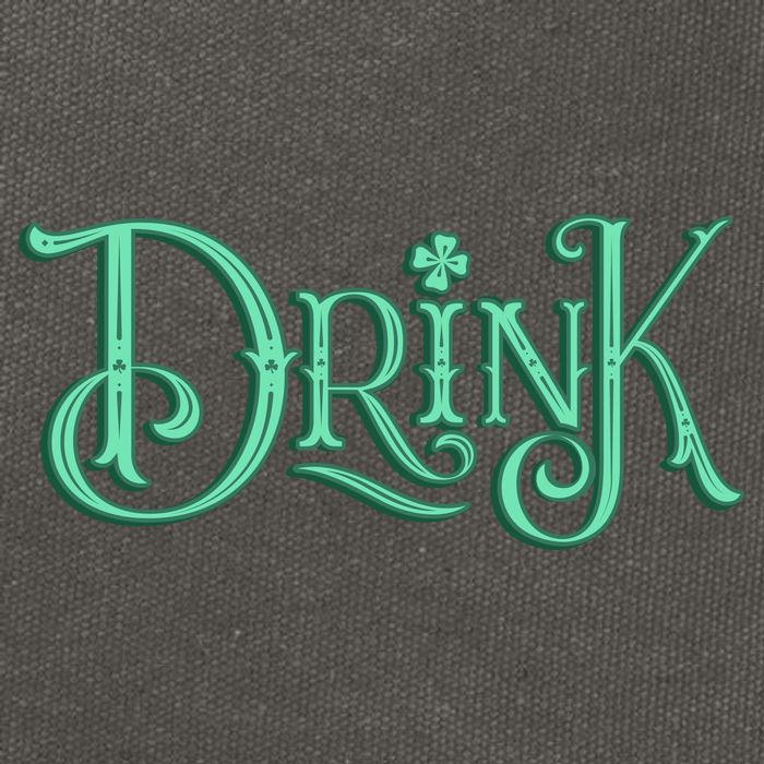 Drink St Patrick's Day Festive Party Cotton Canvas Backpack