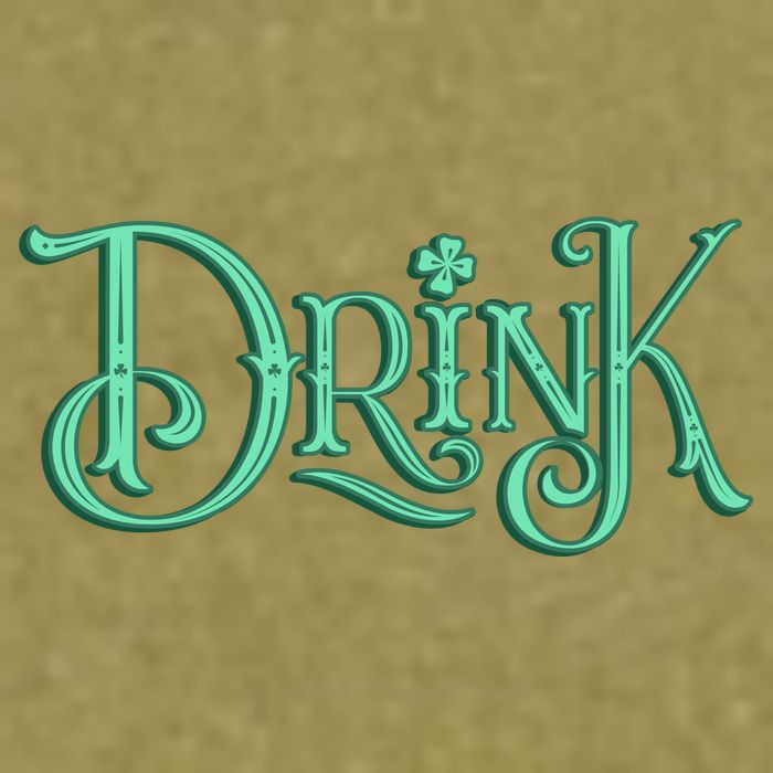 Drink St Patrick's Day Festive Party Garment-Dyed Women's Muscle Tee
