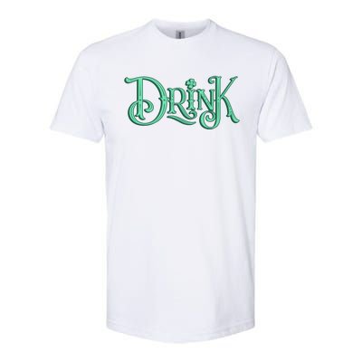 Drink St Patrick's Day Festive Party Softstyle CVC T-Shirt