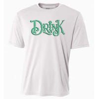 Drink St Patrick's Day Festive Party Cooling Performance Crew T-Shirt