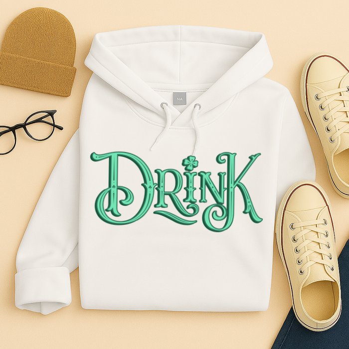 Drink St Patrick's Day Festive Party Hoodie