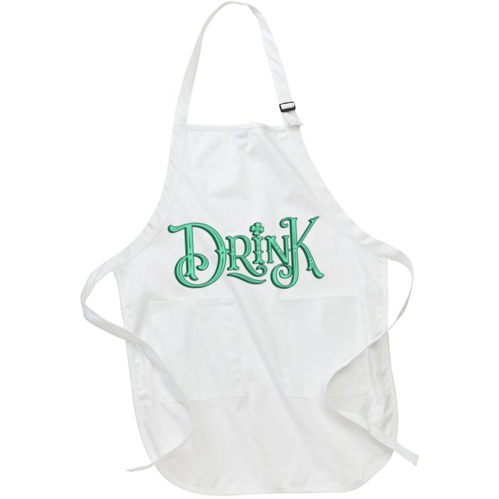 Drink St Patrick's Day Festive Party Apron