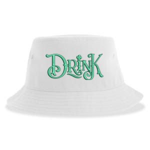 Drink St Patrick's Day Festive Party Sustainable Bucket Hat