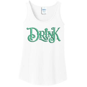 Drink St Patrick's Day Festive Party Ladies Essential Tank