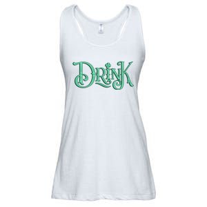 Drink St Patrick's Day Festive Party Ladies Essential Flowy Tank