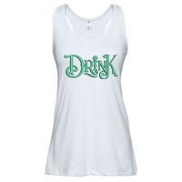 Drink St Patrick's Day Festive Party Ladies Essential Flowy Tank