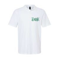 Drink St Patrick's Day Festive Party Softstyle Adult Sport Polo