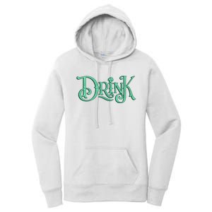 Drink St Patrick's Day Festive Party Women's Pullover Hoodie