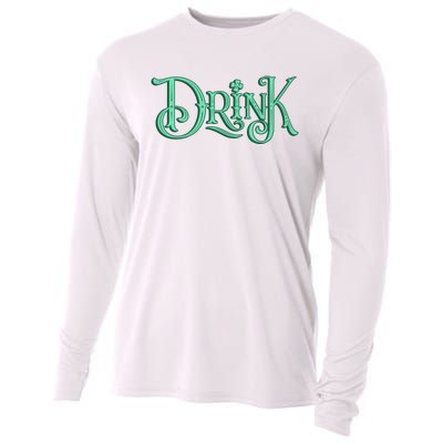 Drink St Patrick's Day Festive Party Cooling Performance Long Sleeve Crew