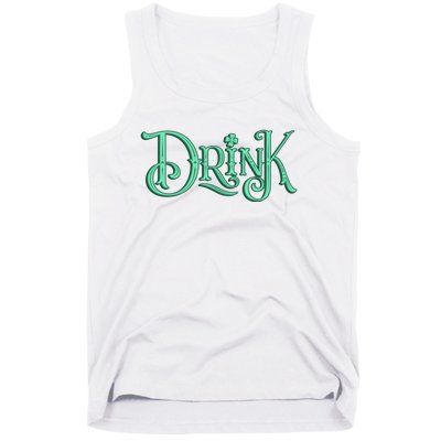 Drink St Patrick's Day Festive Party Tank Top