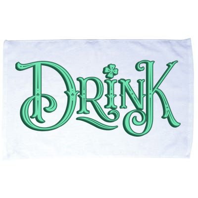 Drink St Patrick's Day Festive Party Microfiber Hand Towel