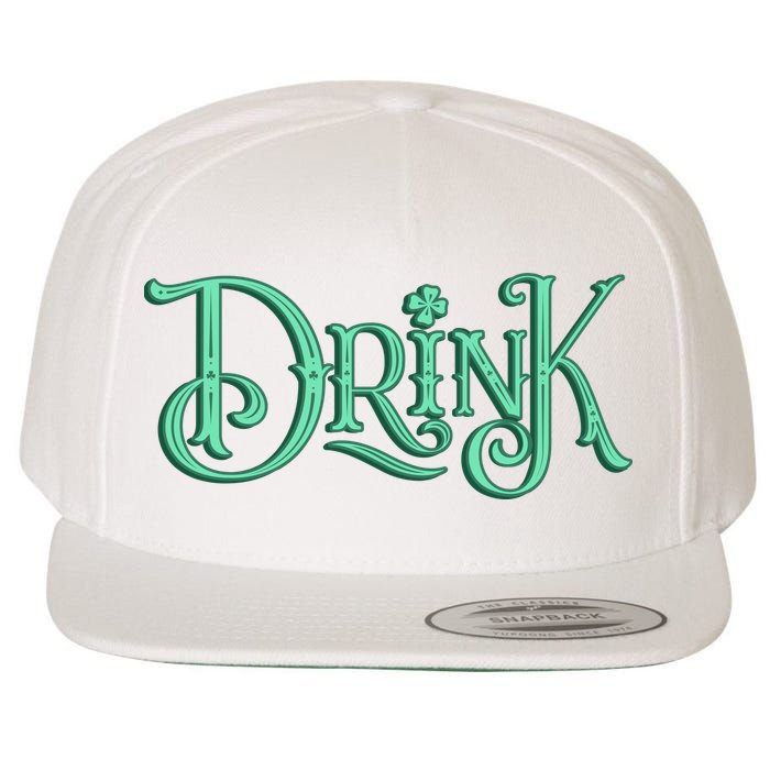 Drink St Patrick's Day Festive Party Wool Snapback Cap
