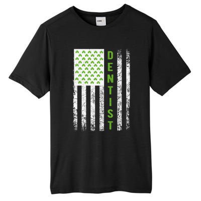 Dentist St Patricks Day Flag Cool Gift Dentist Gift Dentist Outfit Gift Tall Fusion ChromaSoft Performance T-Shirt