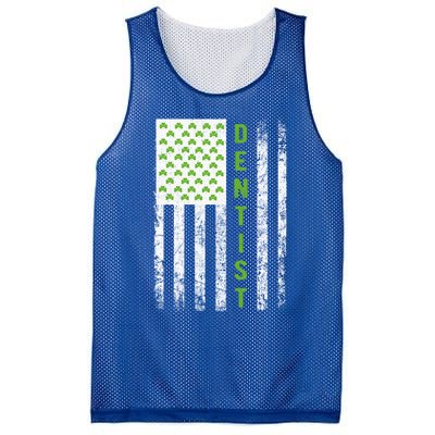 Dentist St Patricks Day Flag Cool Gift Dentist Gift Dentist Outfit Gift Mesh Reversible Basketball Jersey Tank