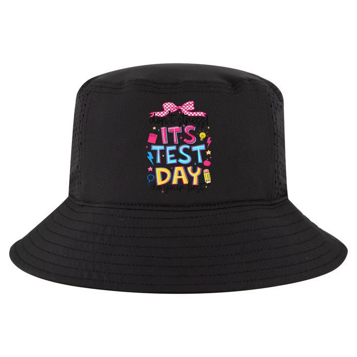 Dont Stress Pencil Coquette Bow Rock The Test Testing Day Cool Comfort Performance Bucket Hat