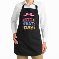 Dont Stress Pencil Coquette Bow Rock The Test Testing Day Apron