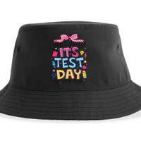 Dont Stress Pencil Coquette Bow Rock The Test Testing Day Sustainable Bucket Hat
